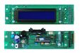 CPU Platine mit LCD Display f�r Console art.358xx, ElektronikSchaltung f�r Console art.358xx, FRONT VIEW AND REAR VIEW